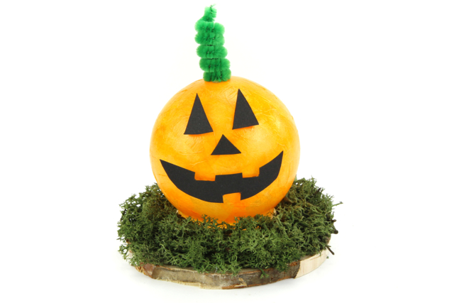 Citrouille d'Halloween lumineuse - Décors nature - 10doigts.fr