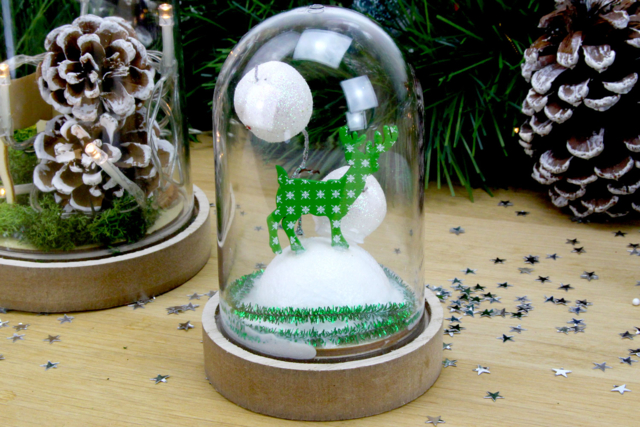 cloche neige - Peinture relief 3D pour effets de matière et créations en volume - 10doigts.fr