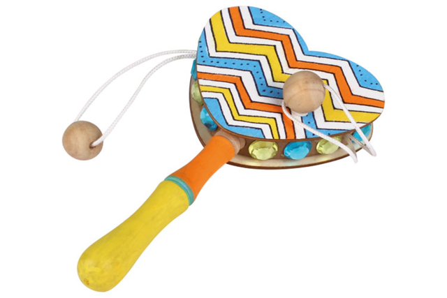 Coeur Tam-Tam - Instruments en bois - 10doigts.fr