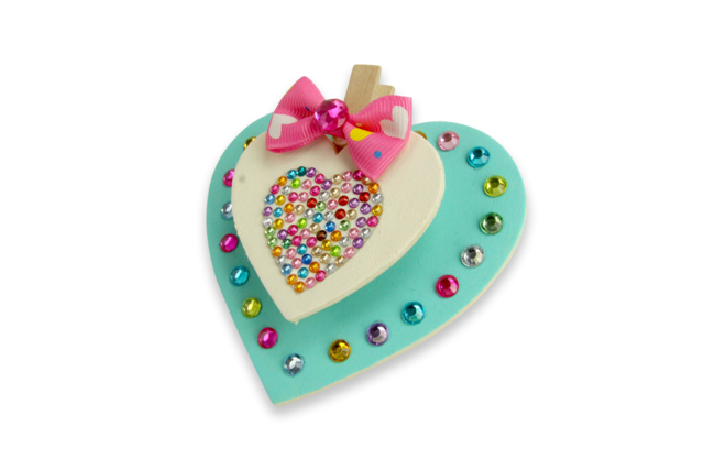 coeurs strass - Strass autocollants - 10doigts.fr