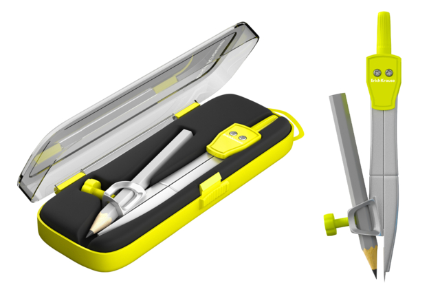 compas acier écolier rentrée des classes - Accessoires de dessin : les outils indispensables des jeunes artistes - 10doigts.fr