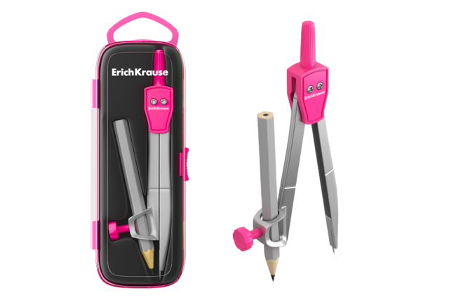 compas acier rentrée des classes - Accessoires de dessin : les outils indispensables des jeunes artistes - 10doigts.fr
