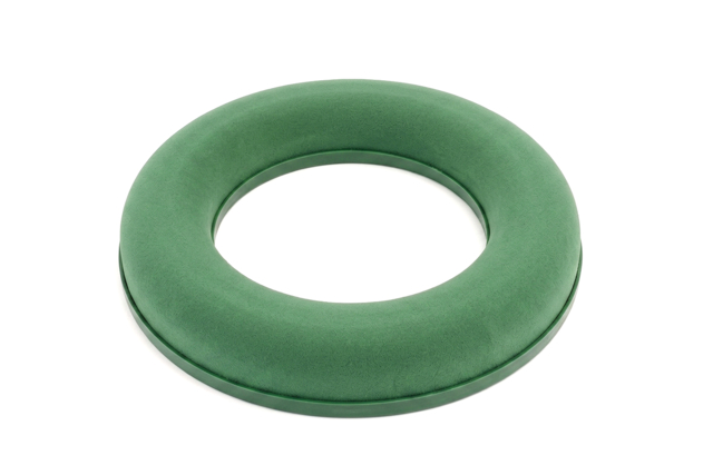couronne de mousse florale 25 cm - Supports pour Art Floral : Donnez vie à vos compositions - 10doigts.fr