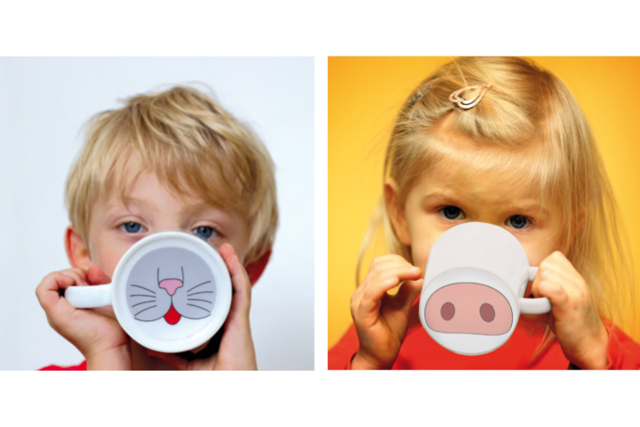Crazy Nose Stickers - Supports en céramique à décorer - 10doigts.fr