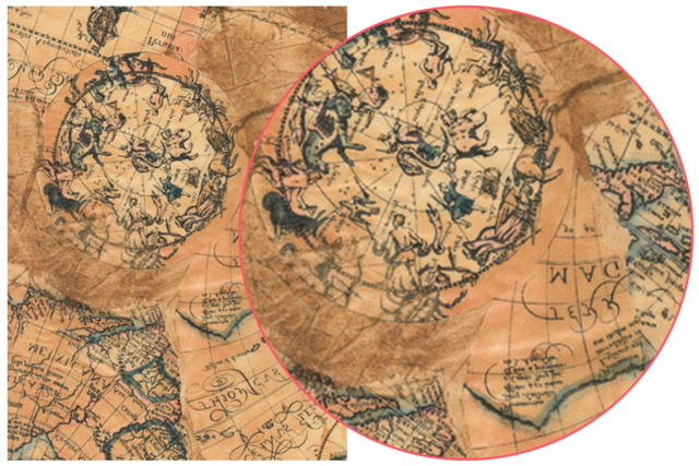 decopatch mappemonde - Papiers Vernis-collage - 10doigts.fr