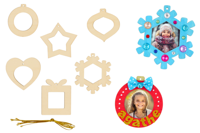 décorations du sapin - Objets en bois Noël - 10doigts.fr