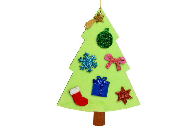 décorations noel sapin étoile - Objets en bois Noël - 10doigts.fr