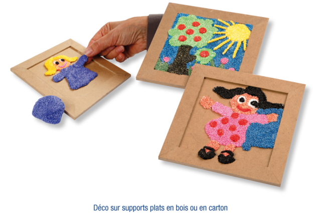 Decorer un cadre en FoamClay - Pâtes à modeler autodurcissantes - 10doigts.fr