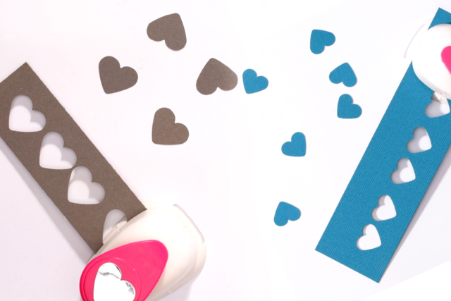 découpes forme coeur  - Perforatrices fantaisies - 10doigts.fr