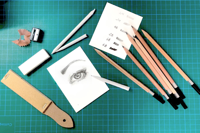 Dessin : Réaliser des contrastes - Crayons à papier : l'outil indispensable pour écrire et dessiner - 10doigts.fr