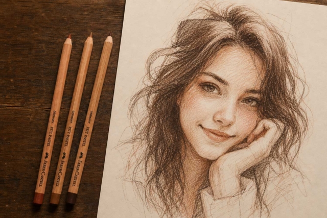 dessin sanguine faber castell - Pastels Beaux Arts - 10doigts.fr