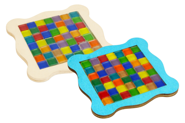 DESSOUS DE VERRE - Mosaïques en verre - 10doigts.fr