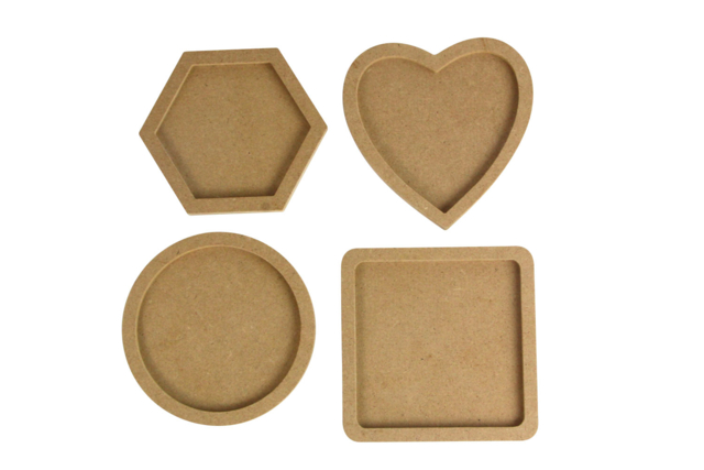 DESSOUS DE VERRE MEDIUM - Objets bois pour la cuisine - 10doigts.fr