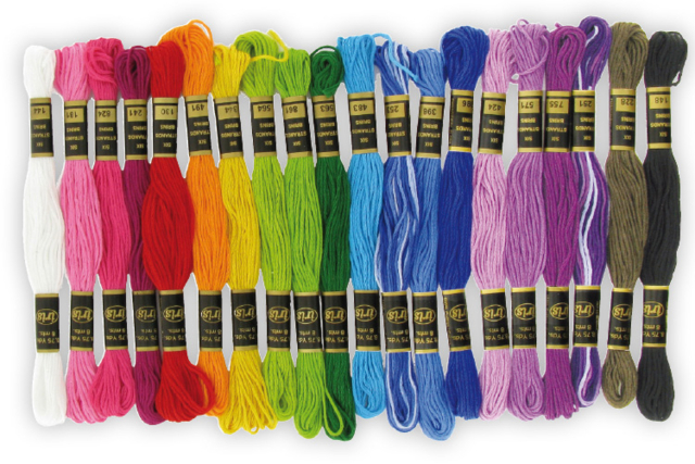 Echevette de coton - Bracelet brésilien : tout le matériel pour confectionner vos bracelets - 10doigts.fr