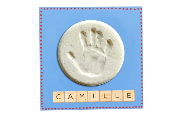 empreinte bébé gommettes - Gommettes Alphabet, messages - 10doigts.fr