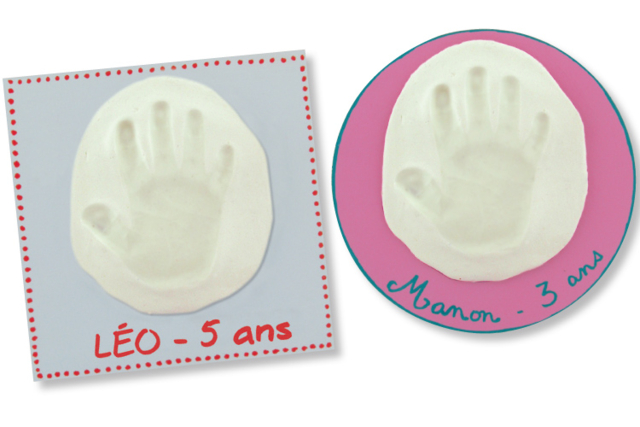 empreintes pâte à modeler blanche - Pâtes à modeler autodurcissantes - 10doigts.fr