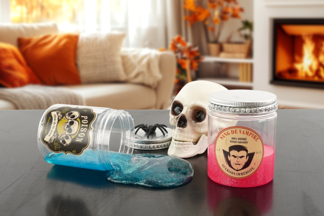 Etiquette Potion magique francais enfant - Gommettes Halloween - 10doigts.fr