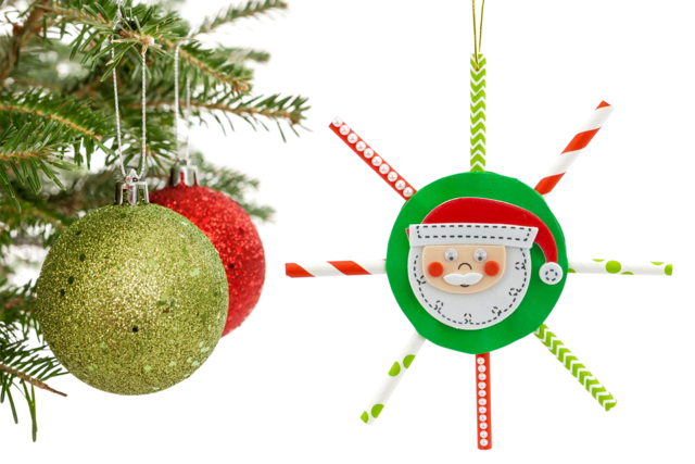 Étoiles de Noël avec des pailles en carton - Vaisselle jetable et réutilisable - 10doigts.fr