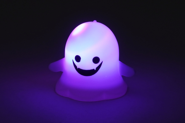 fantôme lumineux LED bougie - Articles lumineux, guirlandes et bougies LED - 10doigts.fr