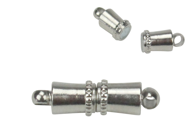 fermoir aimanté argenté - Fermoirs bijoux - 10doigts.fr