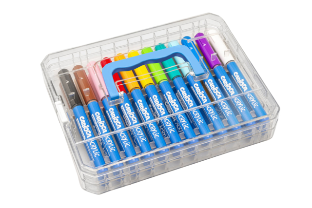 feutres acrylique pinceau 24 couleurs - Marqueurs peinture : l'intensité de l'acrylique au bout des doigts - 10doigts.fr