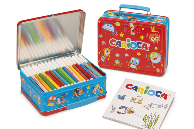 feutres coloriage enfants Carioca - Feutres pointes moyennes : l'outil polyvalent pour le dessin et l'école - 10doigts.fr