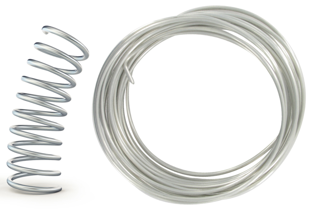 fil aluminium argent à modeler - Fils créatifs à tordre et modeler - 10doigts.fr