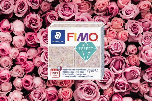Fimo effect botanique -  rose 270 - Pâtes Fimo Effect : donnez une dimension magique à vos modelages - 10doigts.fr