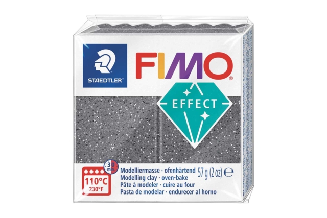 FIMO Effect - Granit noir (903) - Pâtes Fimo Effect : donnez une dimension magique à vos modelages - 10doigts.fr