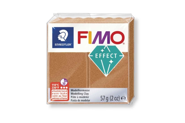 FIMO Effect Métallisé - Bronze antique metal - Pâtes Fimo Effect : donnez une dimension magique à vos modelages - 10doigts.fr