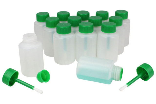 Flacon anti-verse avec pinceau intégré - Accessoires de collage et outils pour vernis-collage - 10doigts.fr