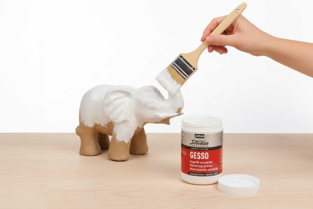 gésso decopatch - Gesso pour peinture et préparation des supports - 10doigts.fr