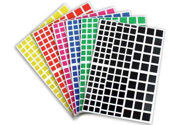gommettes carrées - Gommettes formes assorties : un univers pour créer sans limite - 10doigts.fr