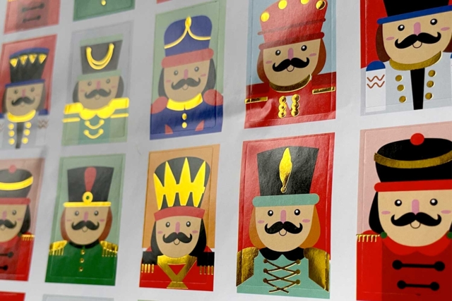 Gommettes casse-noisettes foil - Gommettes de Noël : autocollants et stickers créatifs pour enfants - 10doigts.fr