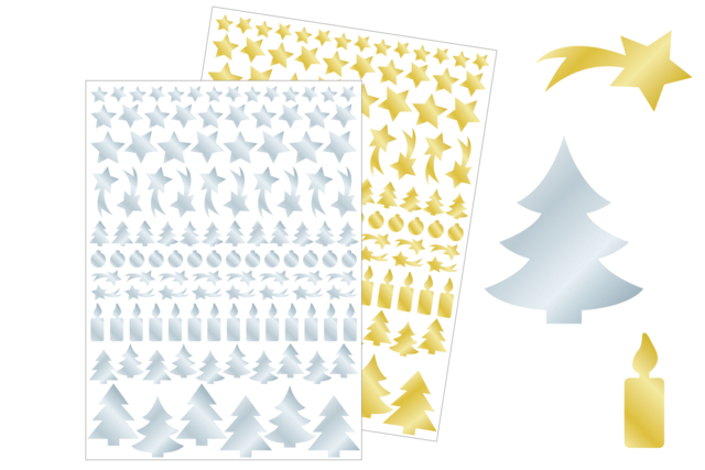 gommettes de fete - Gommettes de Noël : autocollants et stickers créatifs pour enfants - 10doigts.fr
