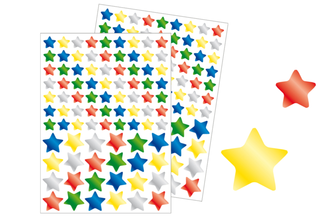 gommettes étoiles - Gommettes de Noël : autocollants et stickers créatifs pour enfants - 10doigts.fr
