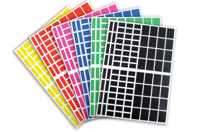 gommettes rectangles scolaire - Gommettes formes assorties : un univers pour créer sans limite - 10doigts.fr