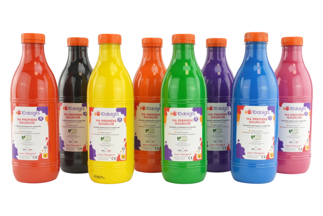 gouache bébé éveil premier âge - Peintures bébé - 10doigts.fr