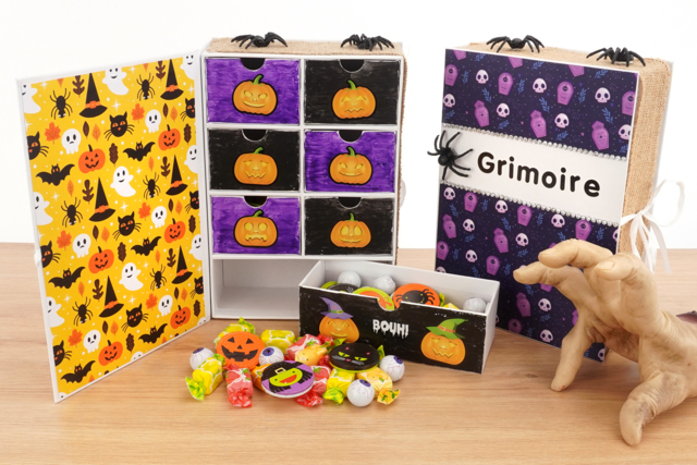 Grimoire à remplir de bonbons - Papiers saisonniers - 10doigts.fr
