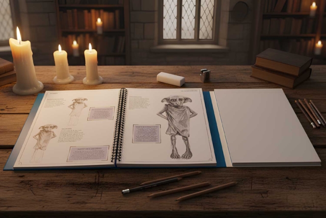 guide Apprendre à dessiner Harry Potter  - Livres de coloriage et dessins : pour apprendre et s'évader - 10doigts.fr