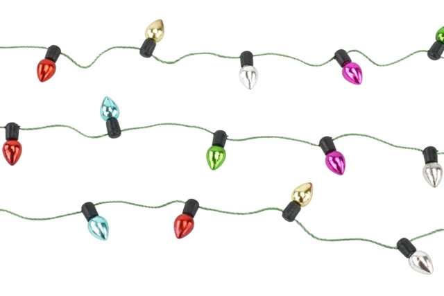 Guirlande décorative loupiotes de Noël 1 mètre - Petites décorations de Noël - 10doigts.fr