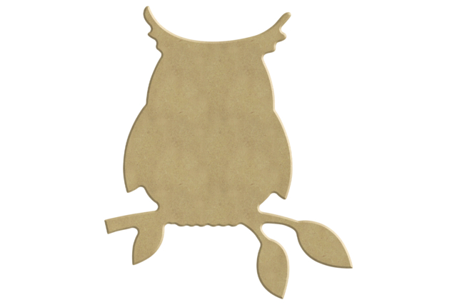 hibou bois à décorer - Animaux en bois - 10doigts.fr