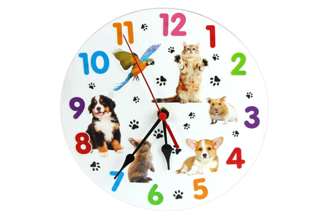 horloge animaux - Horloges à fabriquer - 10doigts.fr