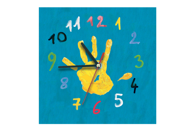 horloge en bois - Horloges à fabriquer - 10doigts.fr