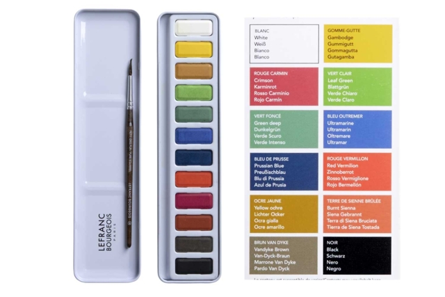 Initiation à l’aquarelle Lefranc Bourgeois - Couleurs aquarelle - 10doigts.fr
