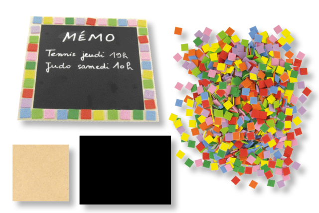 Kit 6 cadres mémo mosaïques - Kits clés en main - 10doigts.fr