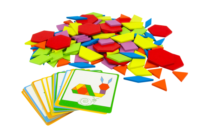 kit activité tangram - Jeux et Jouets en bois - 10doigts.fr
