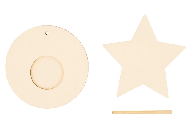 Kit bougeoir enfant bois - Bougeoirs et photophores - 10doigts.fr