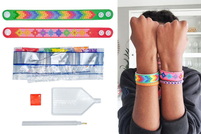 Kit bracelets diamond painting  - Diamond Painting : Kit complet - 10doigts.fr
