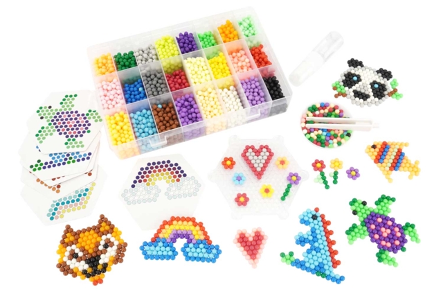 kit créatif aqua perles - Aqua perles - 10doigts.fr